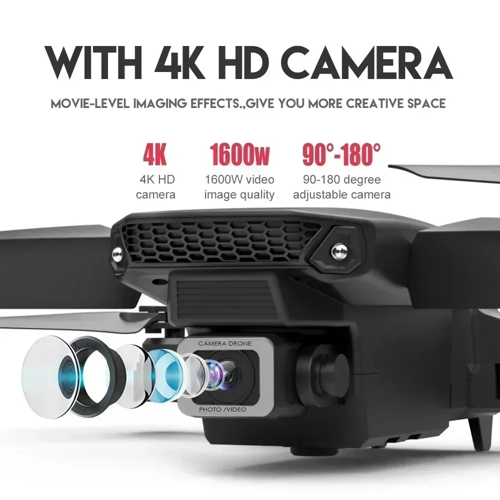 E88 프로 와이파이 FPV 드론, 광각 HD 4K 1 - Drone Camera 4K 리뷰 및 가격