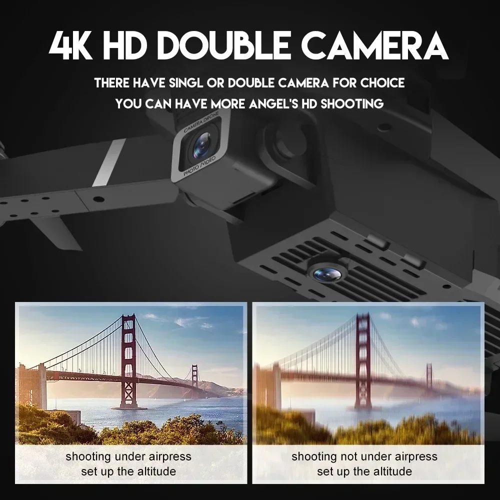 E88 프로 와이파이 FPV 드론, 광각 HD 4K 1 - Drone Camera 4K 리뷰 및 가격
