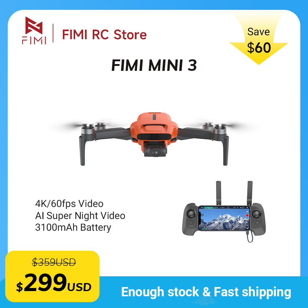 FIMI MINI 3 카메라 드론 4K 60fps 9k - Drone Camera With Gimbal 리뷰 및 가격